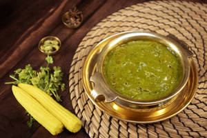 Baby Corn Green Masala