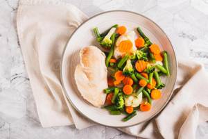 Boiled Veggies & Chicken