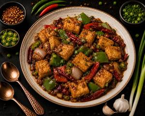 Tangra Chilly Tofu