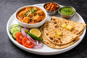 Kadhai paneer mini thali