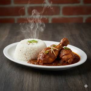 Steamed Rice With Chicken Kasha [2 Pieces]