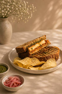 Paneer Tikka Sandwich