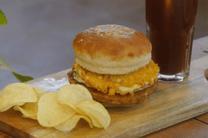 Story Coffee Special  Veg Burger