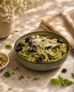 Creamy Pistachio Pesto Pasta