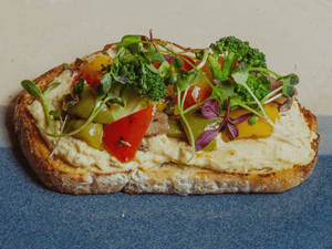 Hummus On Toast