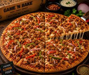 Chicken kimma pizza