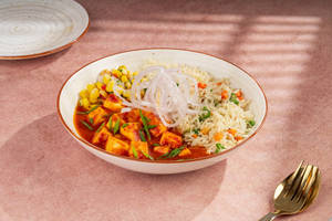 Asian Paneer Rice Bowl ( No Maida Gluten Free)