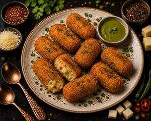 Paneer Cheese Croquettes