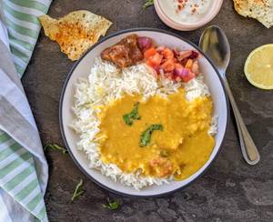 Dal Tadka With Rice