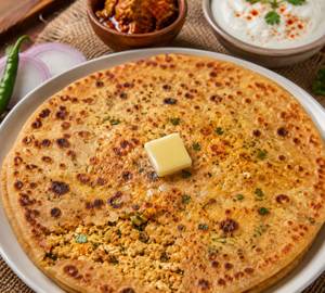 Paneer Paratha desi ghee mein