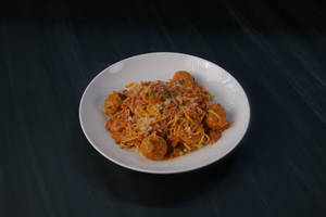 Chicken Meatball And Spaghetti