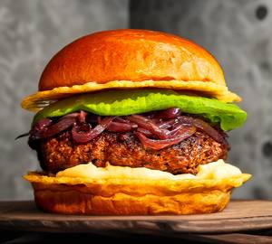 Tandoori chicken burger