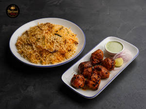 Biryani Rice + Chicken Kebab