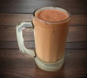 Butter fruit milk shake
