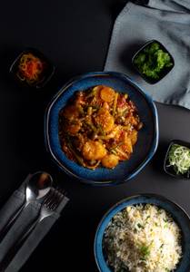Shimeji Mushroom & Veggies, Spicy Yellow Bean