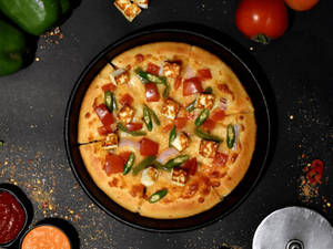 Teekha Paneer Pizza [Pan]