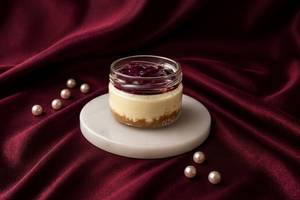 Divine Blueberry Cheesecake Jar