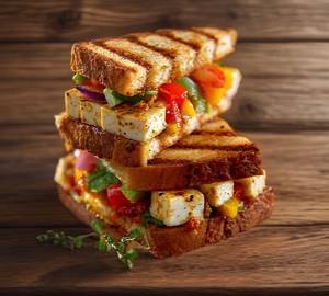 Loaded paneer sandwich