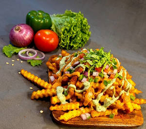 Desi Dhamakedar Veg Fries