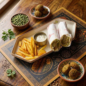 Falafel Wrap (without Hummus)