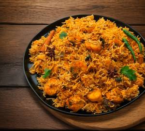 Prawns biryani