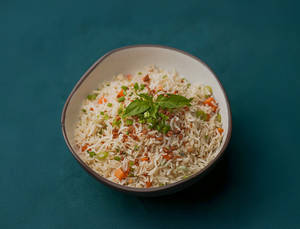 Fried Rice With Burnt Garlic And Fresh Basil