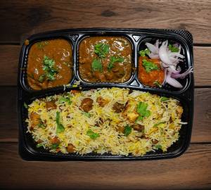 Veg Biriyani +Chicken Boneless