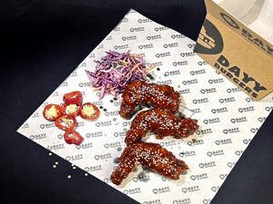 (3 Pcs) Korean Jumbo Chicken Wings [with Coleslaw]