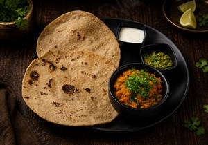 Jhunka ( Zunka ) Bhakri