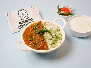 Rajma And Rice + Raita