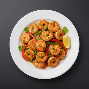 Butter Garlic Prawns