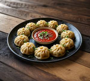 Steamed Cheese Momos [6 Pieces]