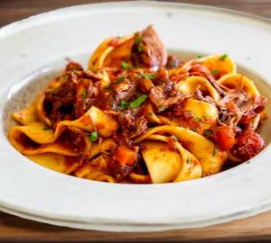 Tagliatelle Pasta With Slow Cooked Lamb