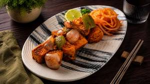 Spicy Red Soya Tikka Chaap