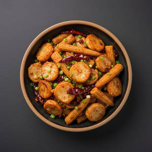 Crispy Water Chestnut And Baby Corn