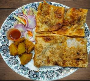 Egg mughlai Paratha 