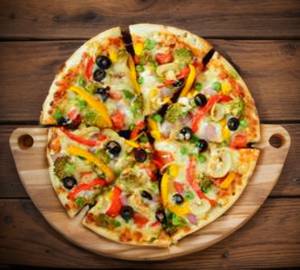 Spicy veg pizza