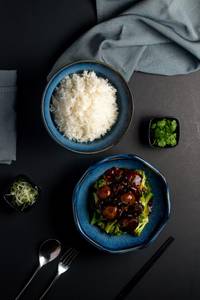 Chinese Greens & Shiitake, Vegetarian Oyster Sauce