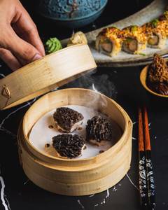 Wild Morel & Truffle Prawn Dumpling