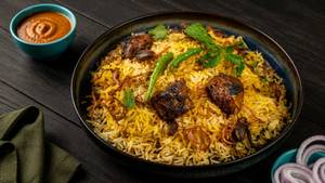 Nawabi Mock-meat Biryani