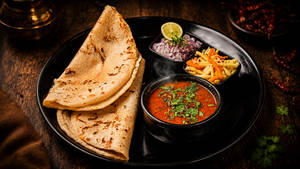 Special Khaugiri Misal + Jwari Bhakri