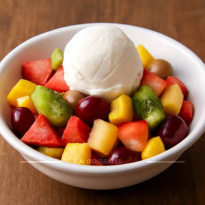 Fruit Salad With Icecream