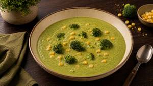Creamy Broccoli And Sweet Corn Soup