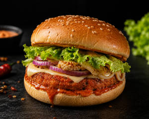Smoky Tandoori Crunch Burger