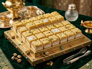 Butterscotch Kalakand Burfi