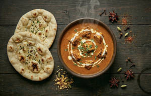 Chicken Butter Masala(300ml) With Baby Naan(2pcs)