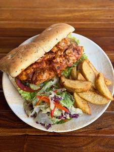 Bbq Chicken & Cheese Sandwich
