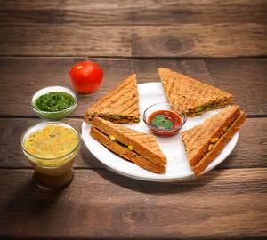 Wholesome aloo masala sandwich
