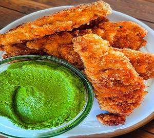 Chicken garlic fingers [4 pieces]