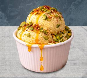 Kesar Pista Flavoured Icecream